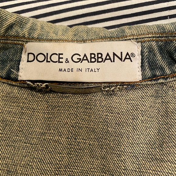 Dolce & Gabbana distressed jean jacket - Picture 3 of 3